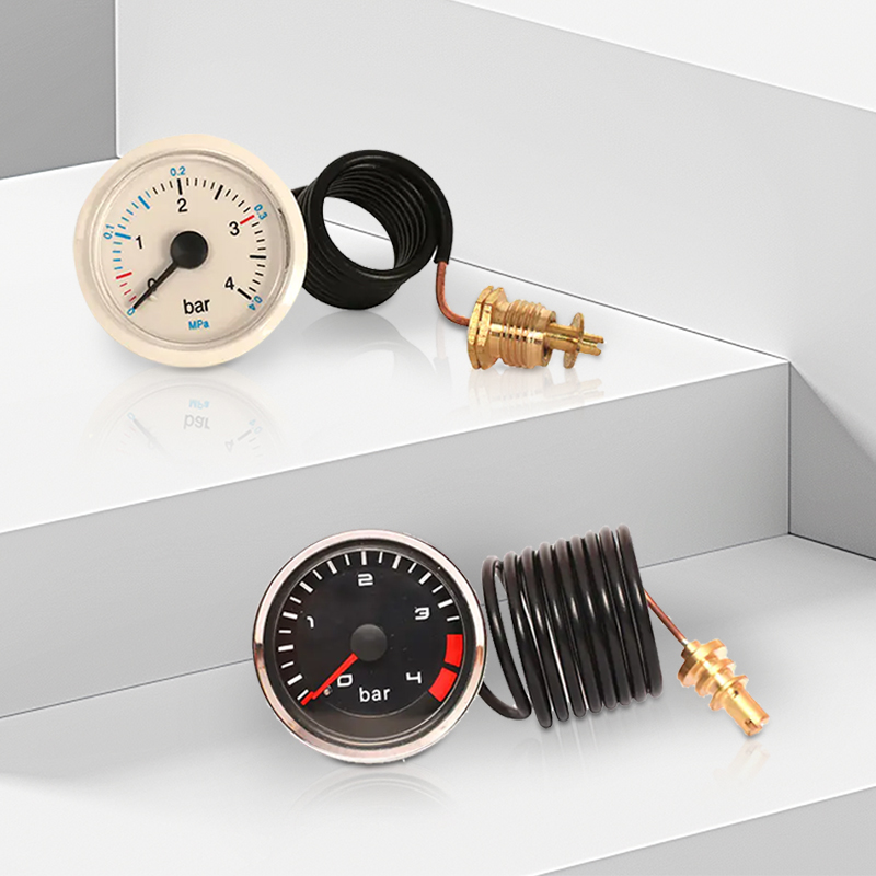 Tolok tekanan HVAC dengan kapilari, manometer dengan kapilari