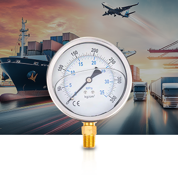 Industri marin dan kereta      Pressure Gauges